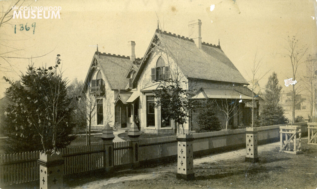 Collingwood Museum Collection, X970.362. All Saints Anglican Church Rectory, c. 1900.